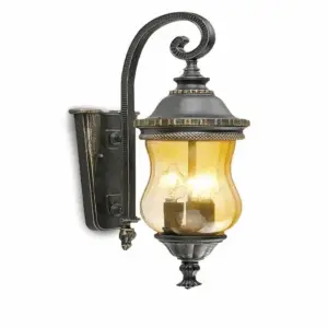 Arandela Colonial Vintage Em Metal Argos 2L