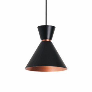 Pendente Berlin Preto Com Cobre