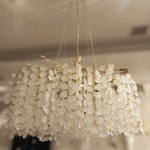 Lustre De Cristal Zermatt Gold 13L E14 D80Cm