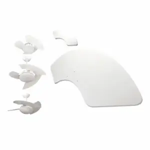 Jogo Com 3 Pás Branco P/ Ventilador De Teto Tron Aventador