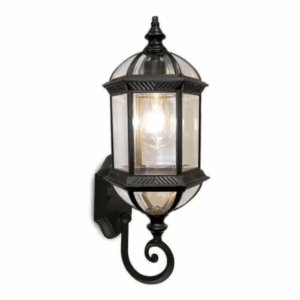 Arandela Colonial Vintage Pátras 1L E27 Preta