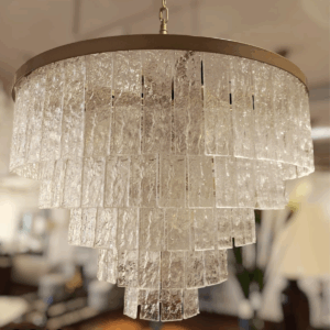 Lustre De Cristal Vernazza 80Cm 17L 5 Níveis