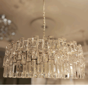 Lustre De Cristal Perast Gold 14L E14 D80Cm
