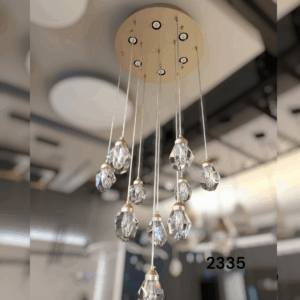 Pendente De Cristal Ravello 10L G9 50Cm X 2M