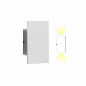 Arandela Led Zaimo Facho Duplo - Branco 2W 3000K