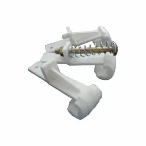 Jogo Com 3 Garras Plástica Branco Para Ventilador Aura-omena