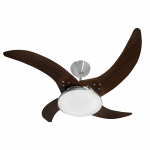 Ventilador De Teto Tron Mareiro Alumínio Escovado Led 127v