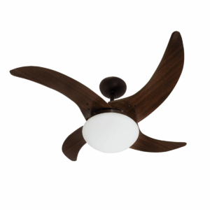 Ventilador De Teto Tron Mareiro Marrom Café Globo 2L E-27 127v