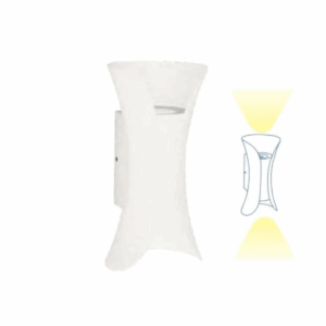 Arandela Led Tóquio Facho Duplo 3000K 10W Bivolt Branco