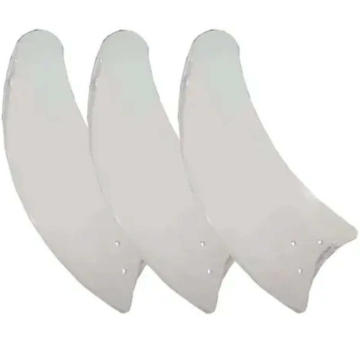 Jogo De 3 Pás Branca San P/ Vent. De Teto Buzios Max Clean Aura