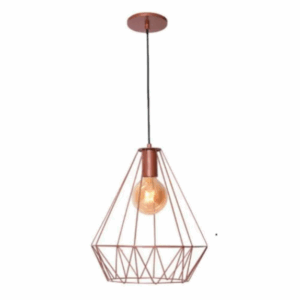 Pendente Aramado Mia 1L E-27 Cobre Texturizado